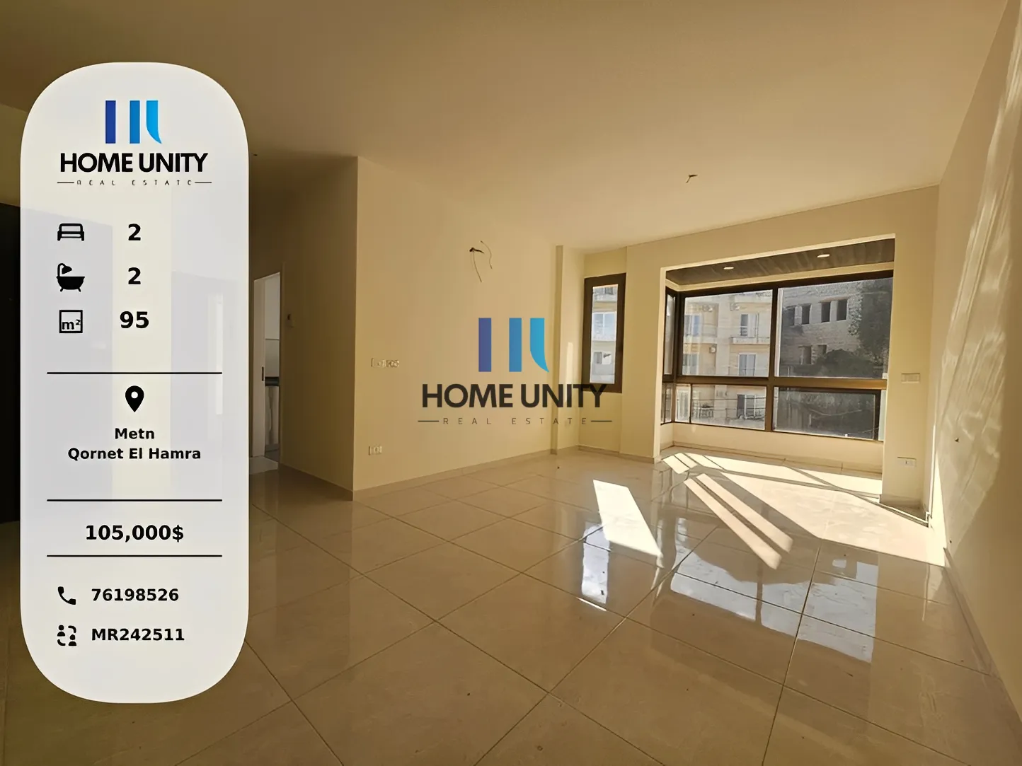 Apartment for Sale in Qornet El Hamra, Lebanon - 2 bed, 2 bath