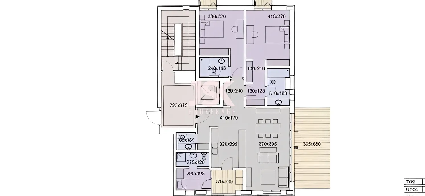 Apartment for Sale in Saifi , beirut - 2 bed, 3 bath