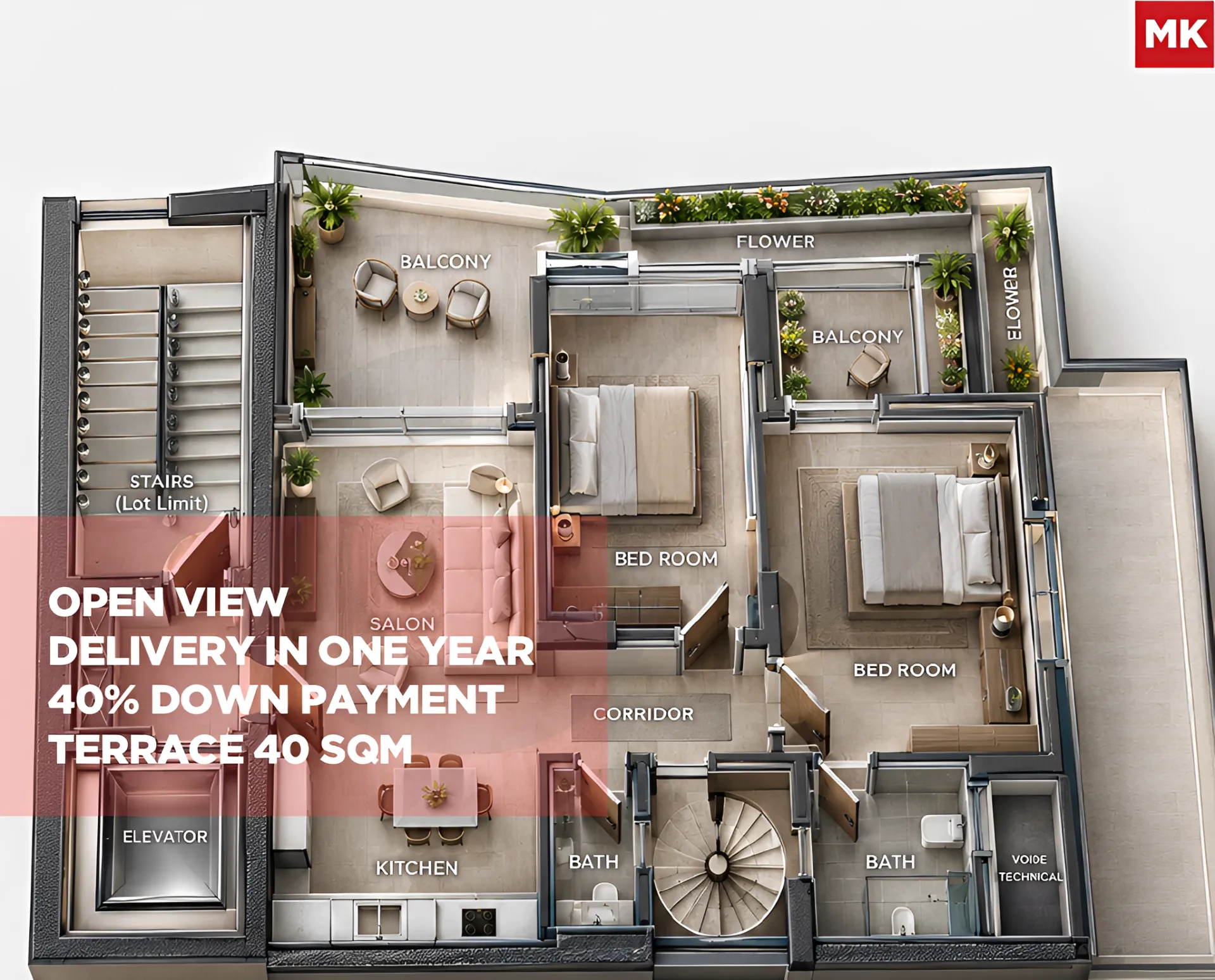 Apartment for Sale in Achrafieh