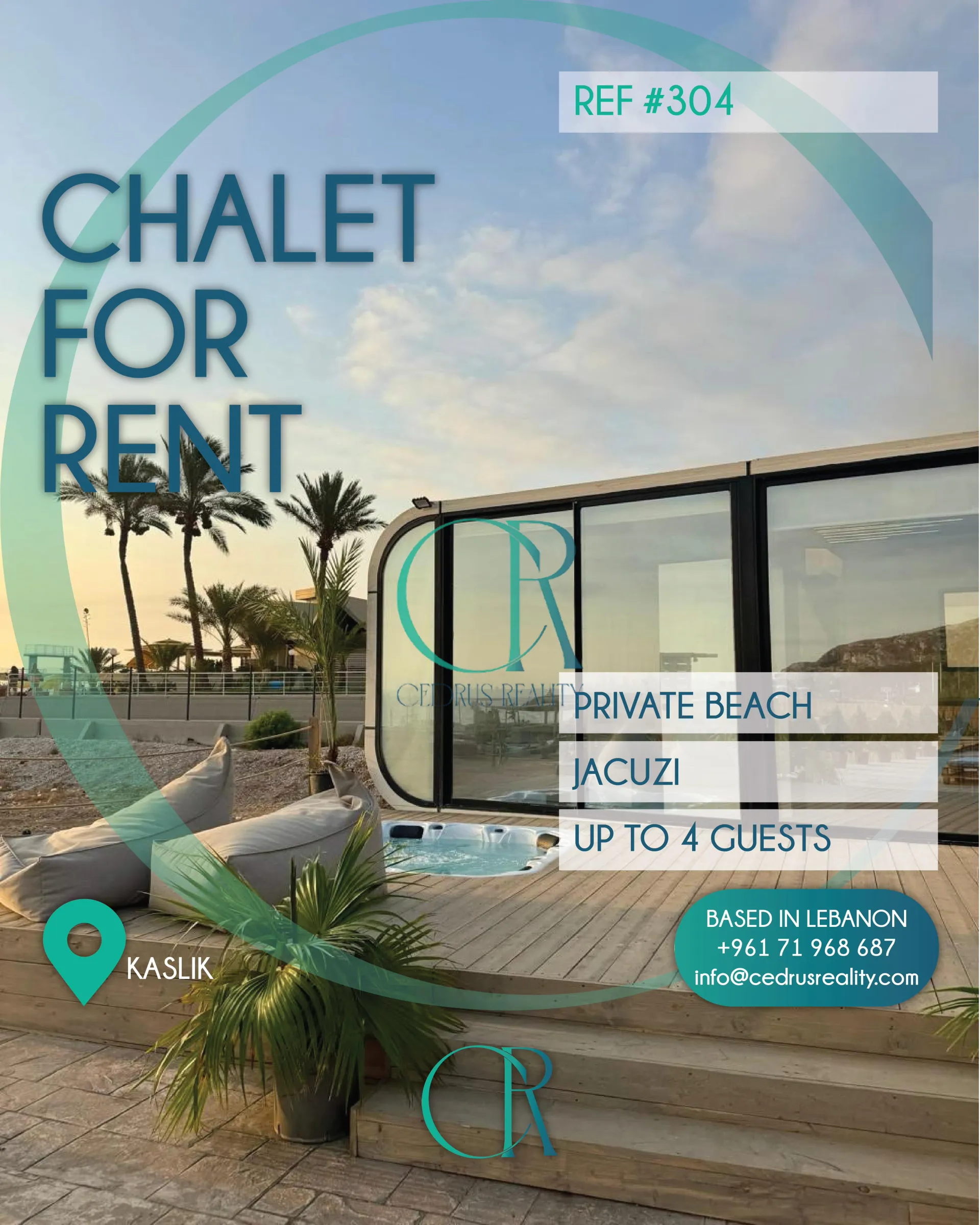 Chalet for rent in Kaslik, Lebanon
