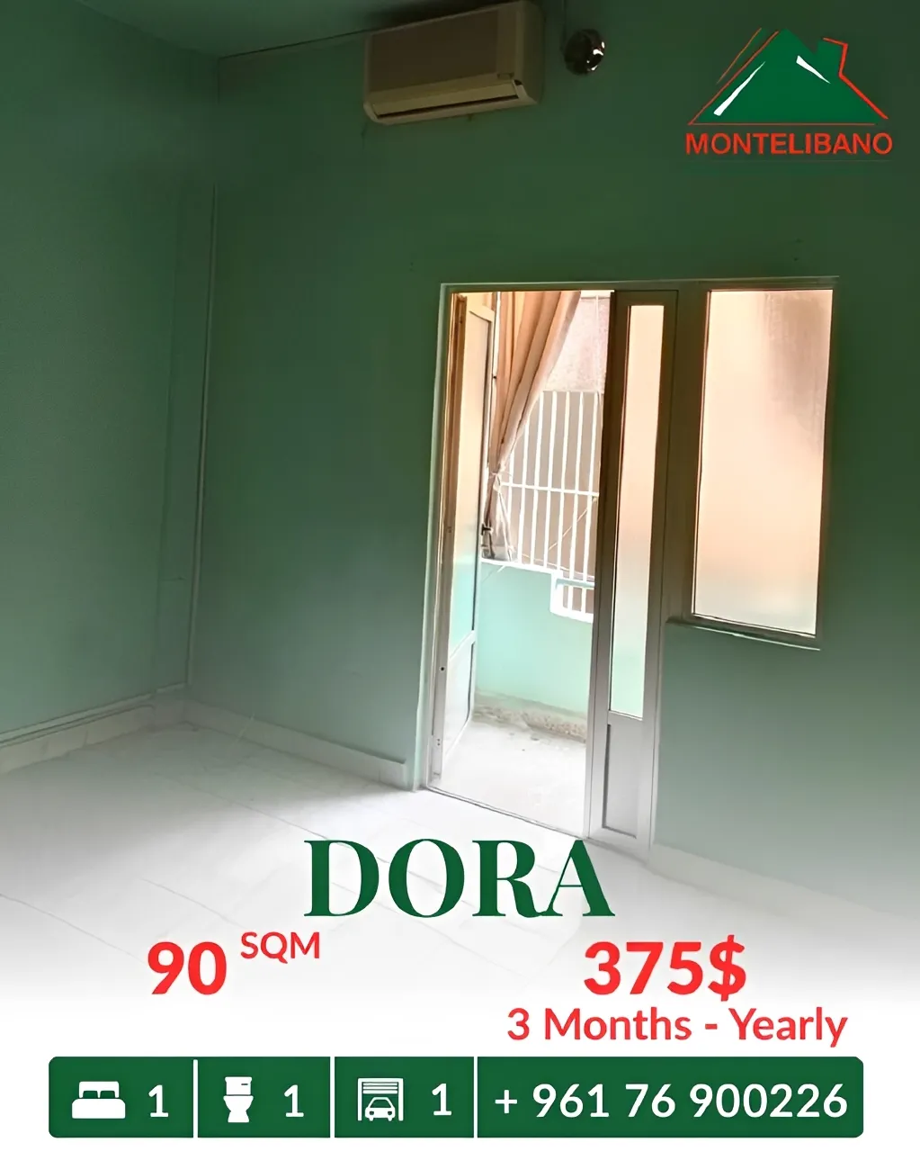 Apartment for rent in Daoura, Lebanon