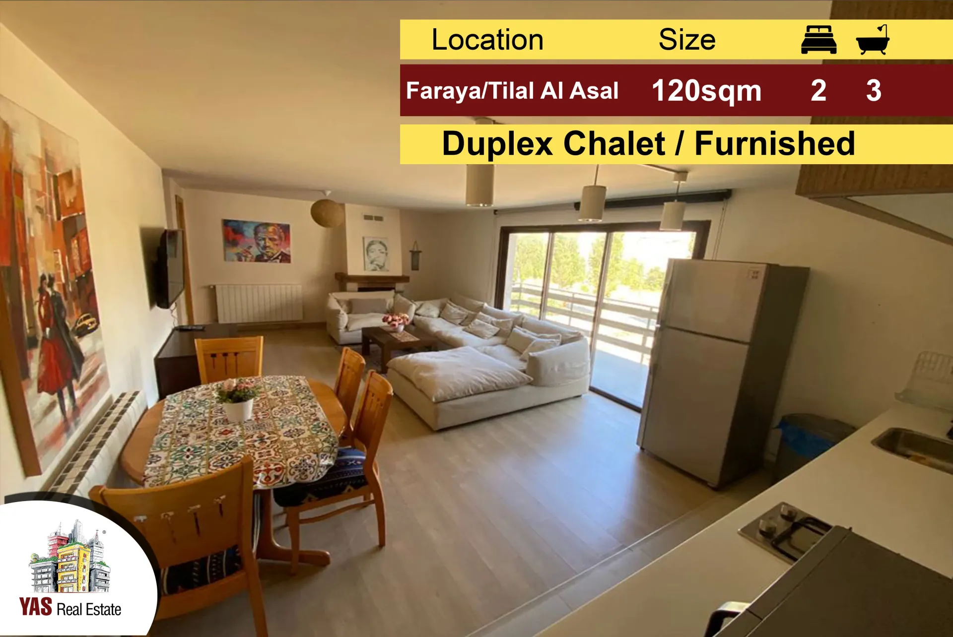 Chalet for Sale in Faraya