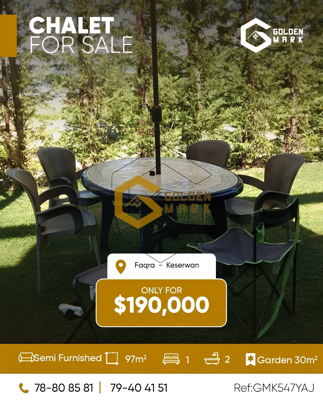 Chalet for Sale in Faqra