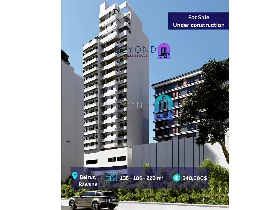 Apartment for sale in Raoucheh, Beirut, Lebanon - 2 bed, 2 bath