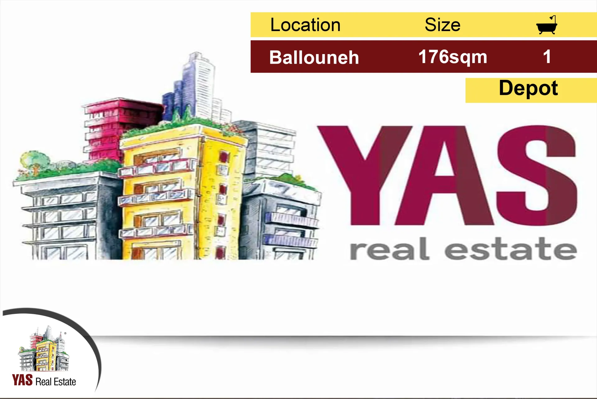 Warehouse for Sale in Ballouneh