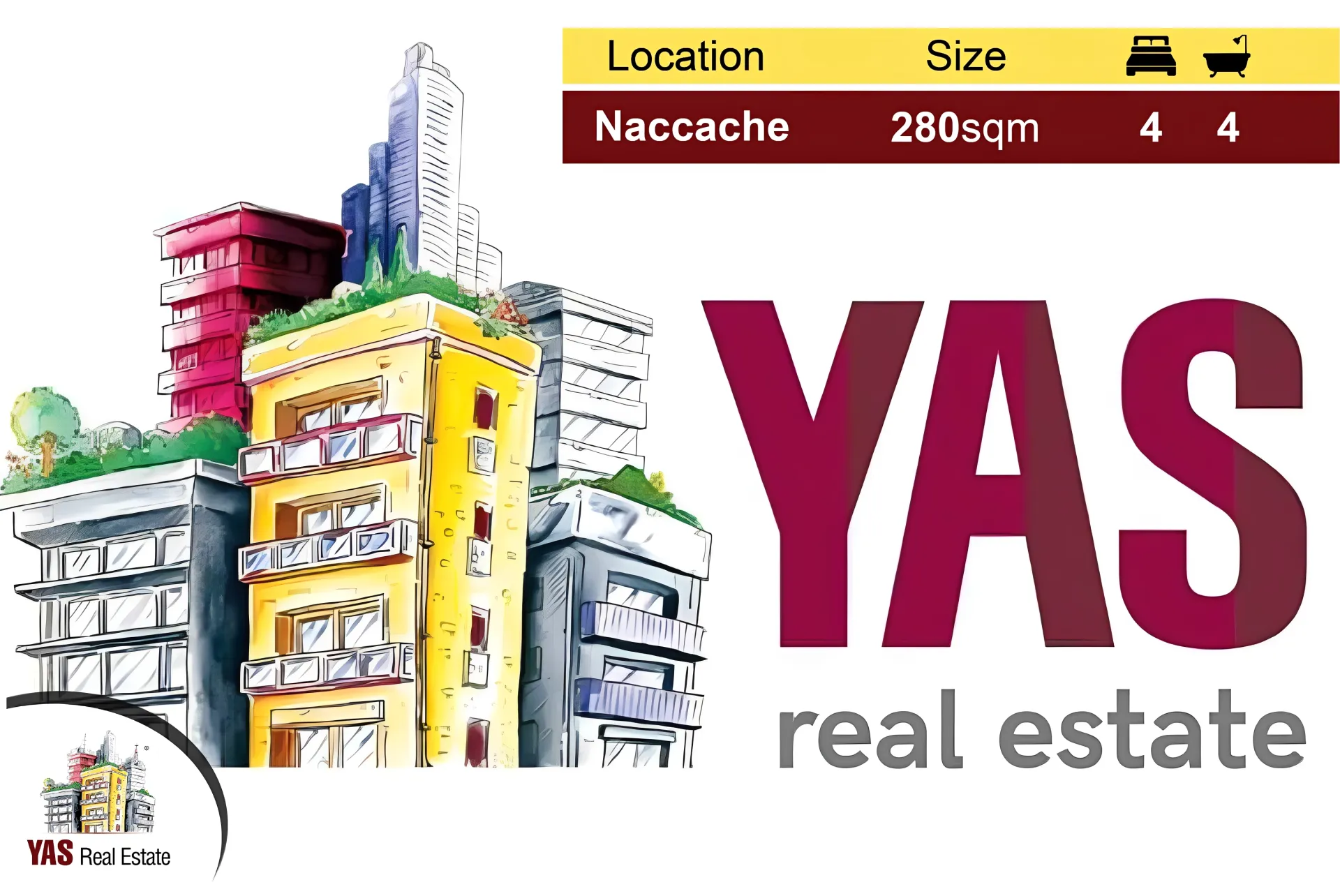 Apartment for Sale in Naqqach - 4 bed, 4 bath