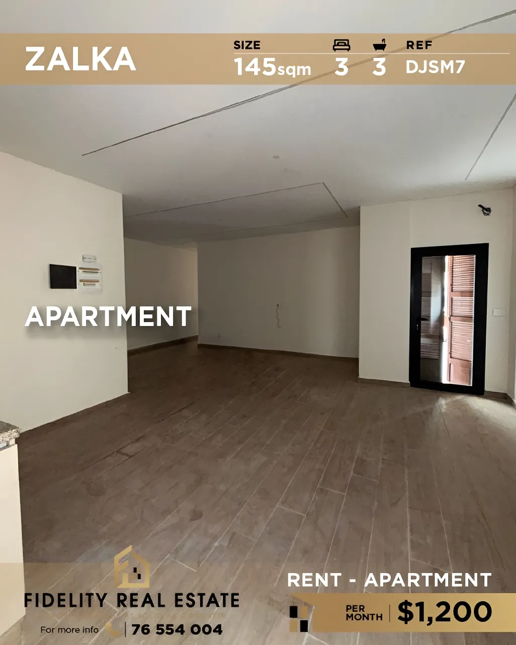 Apartment for rent in Zalqa, Lebanon - 3 bed, 3 bath