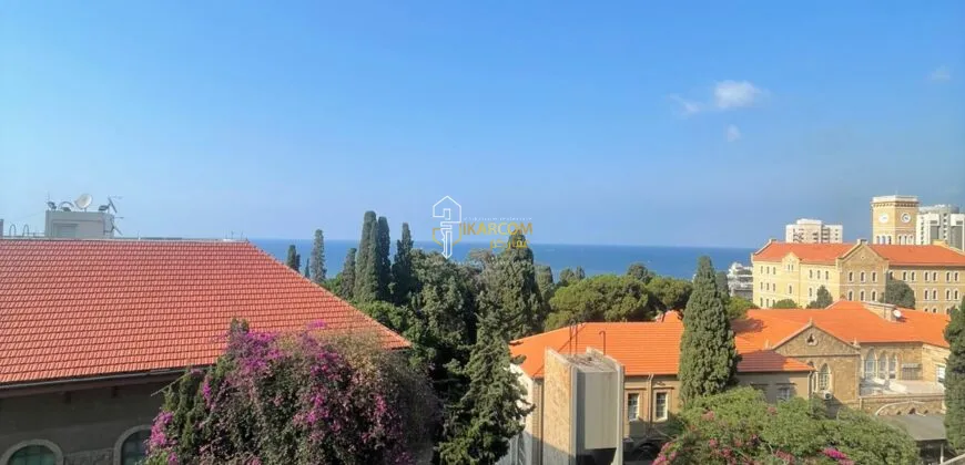 Apartment for rent in Ain Al Mraiseh, Beirut, Lebanon