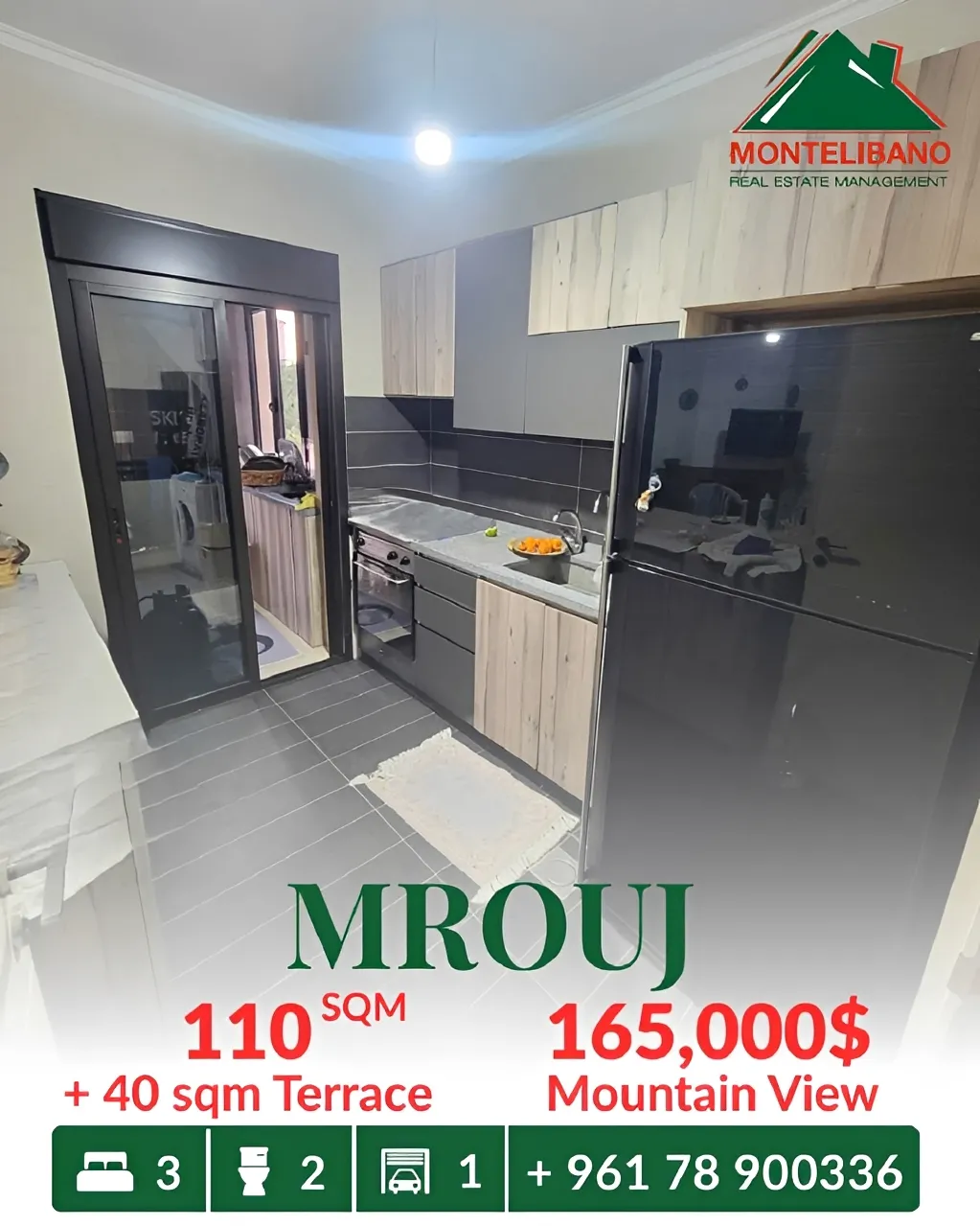 Apartment for sale in Mrouj, Lebanon