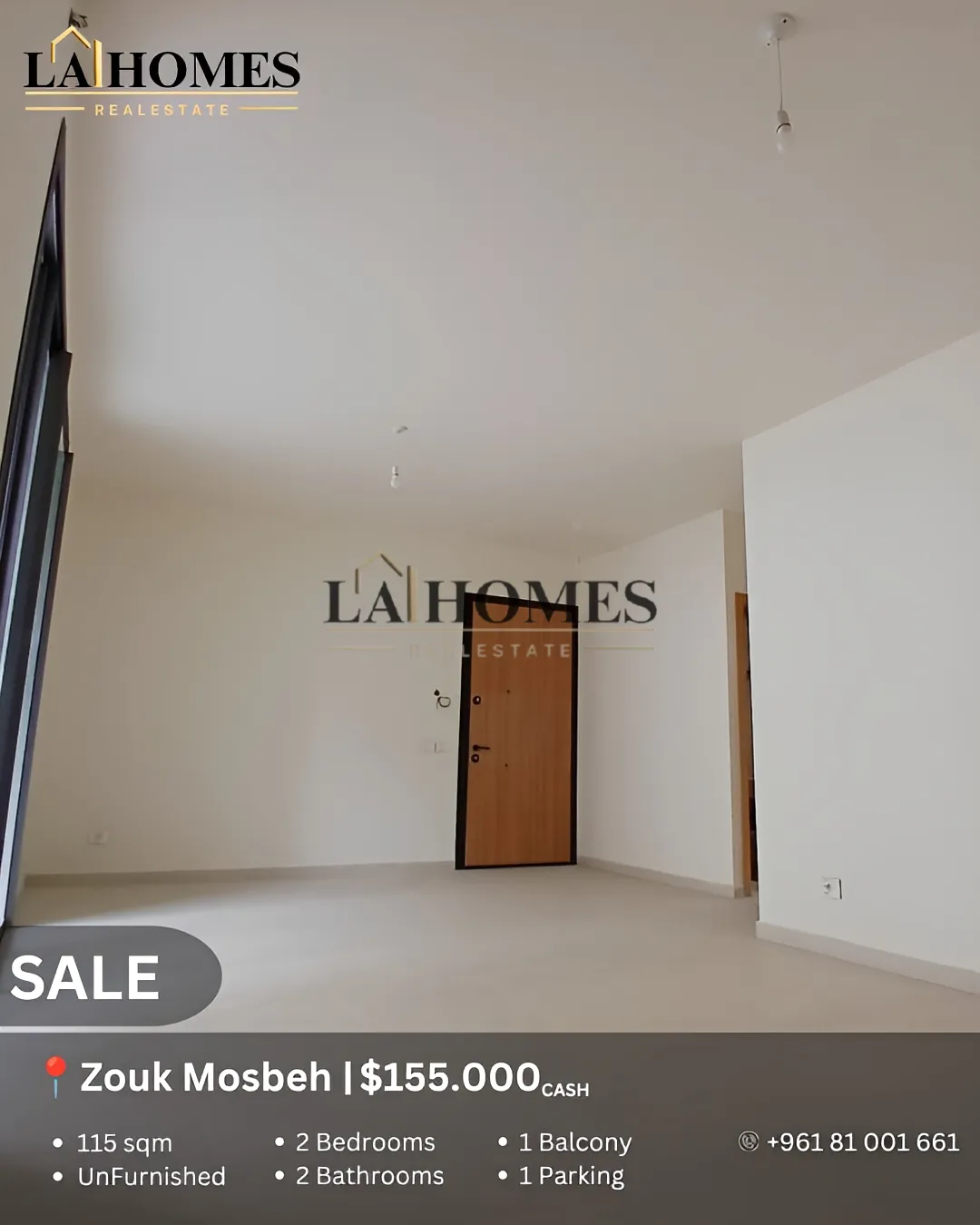 Apartment for sale in Zouk Mosbeh