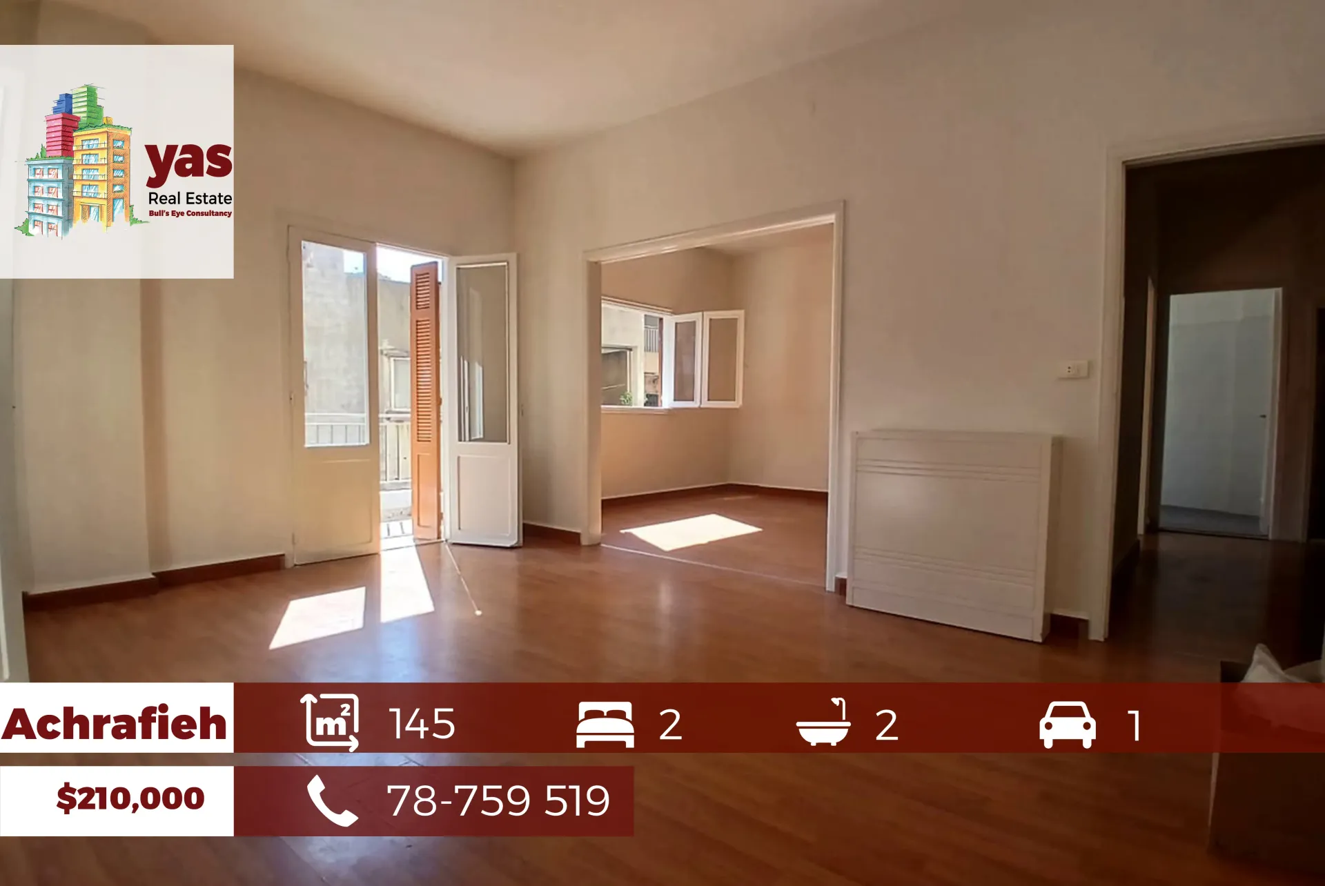 Apartment for Sale in Achrafieh