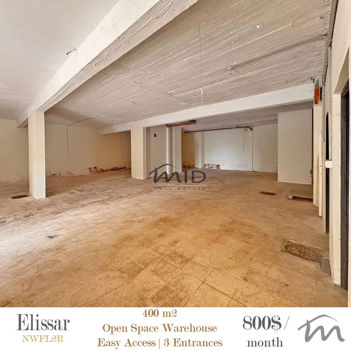 Warehouse for rent in Elissar, lebanon