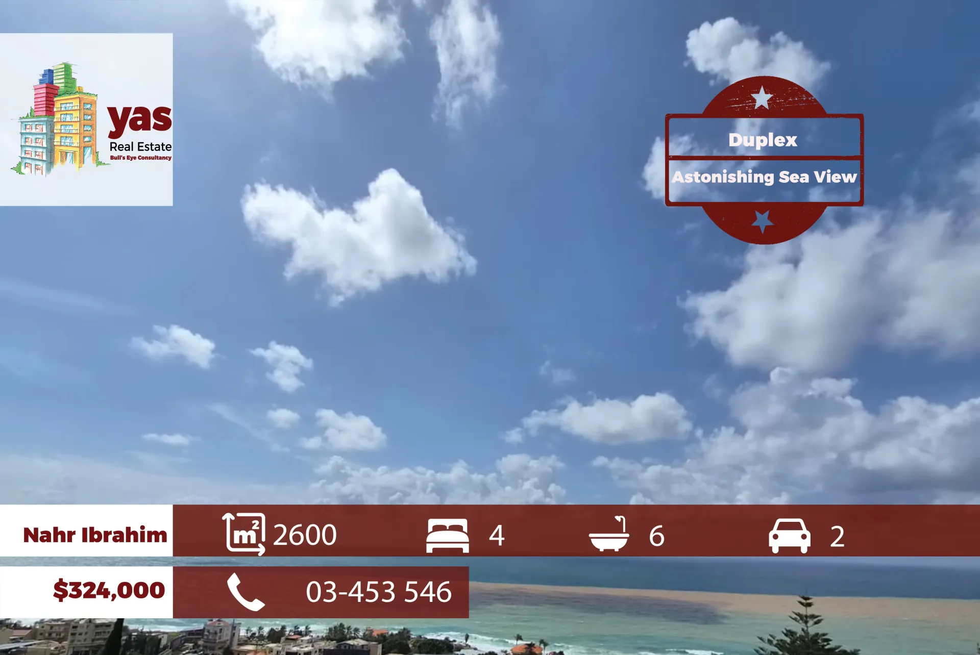 Apartment for Sale in Nahr Ibrahim