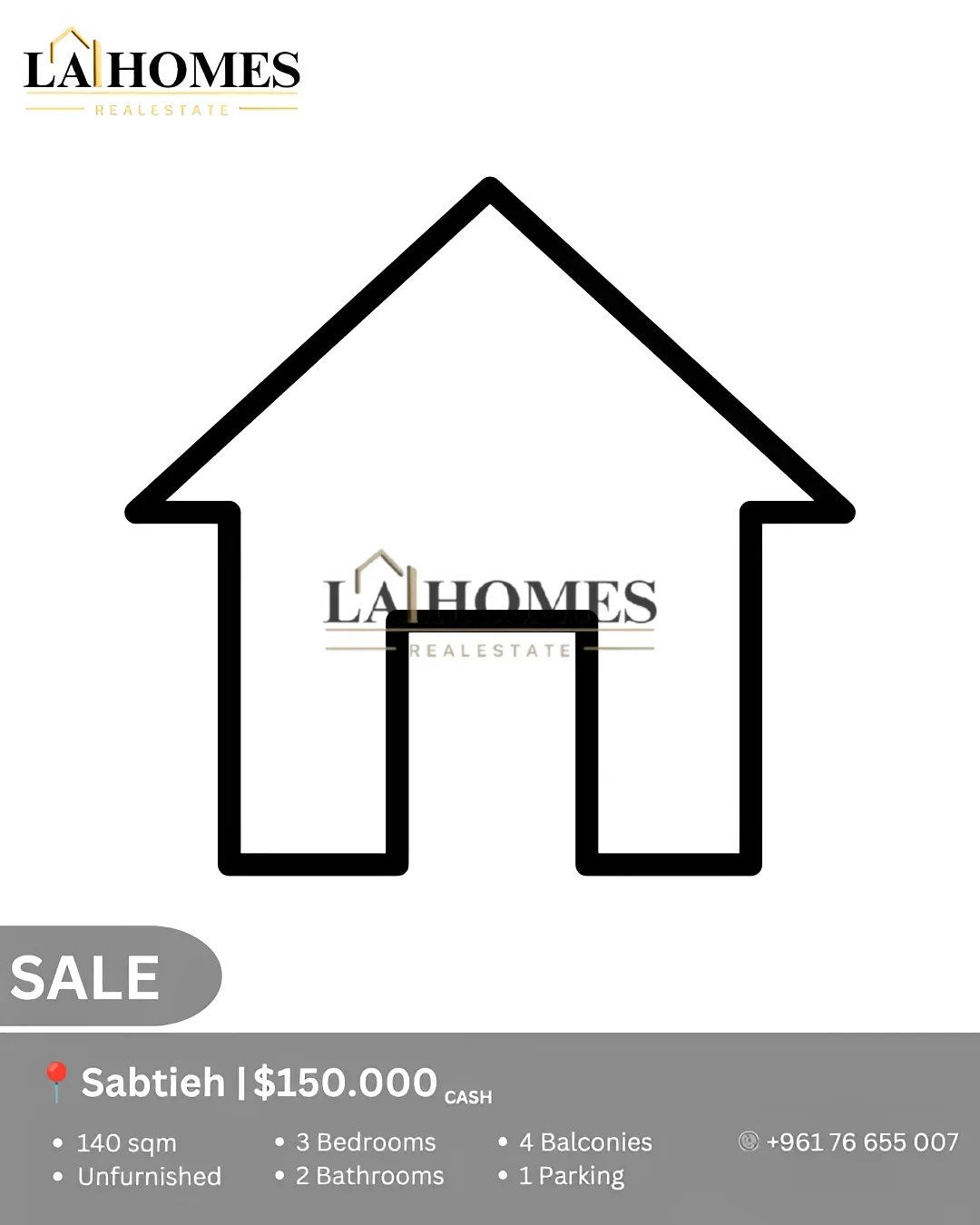 Apartment for sale in Sabtiyeh