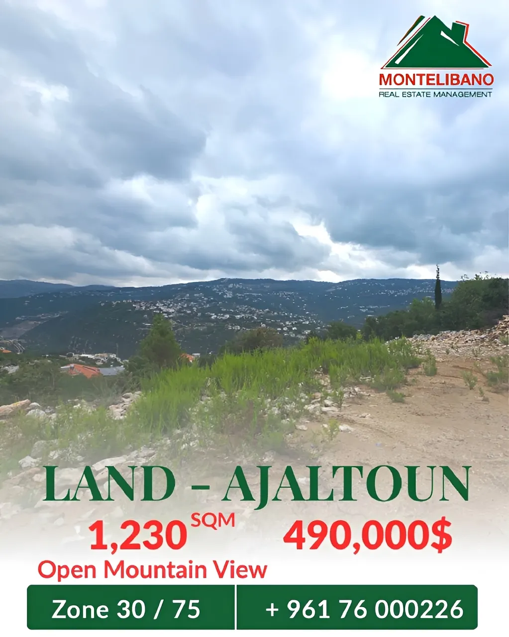 Residential Land for sale in Ajaltoun
