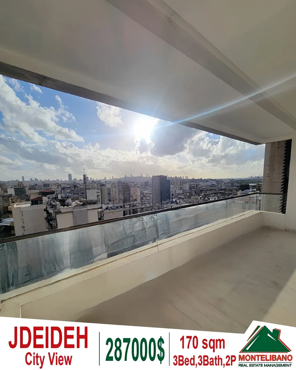 Apartment for sale in Jdeideh, Lebanon - 3 bed, 3 bath
