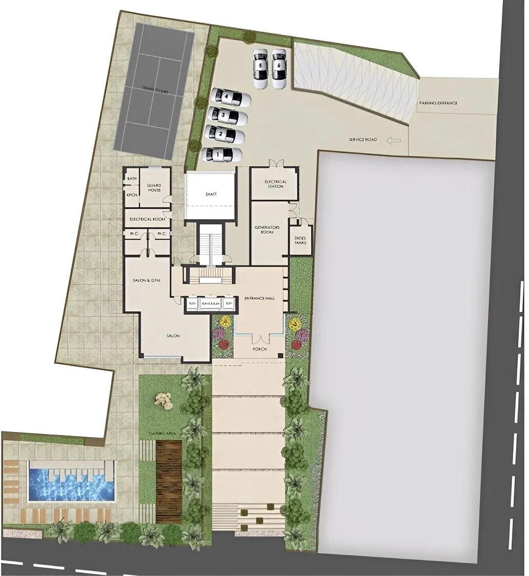 Residential in Kraytem, beirut, lebanon - 3 bed, 5.0 bath