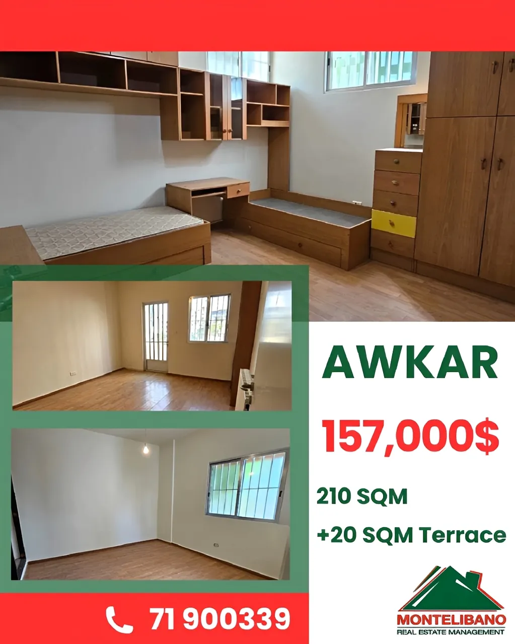 Apartment for sale in Beit Aaoukar, Lebanon