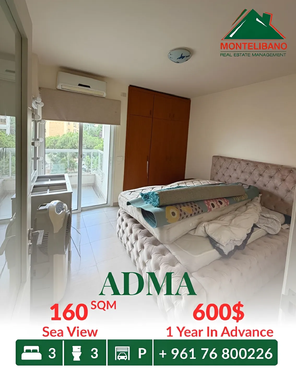 Apartment for rent in Adma w Dafnah