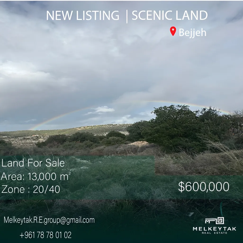 Residential Land for sale in Bejjeh, Lebanon