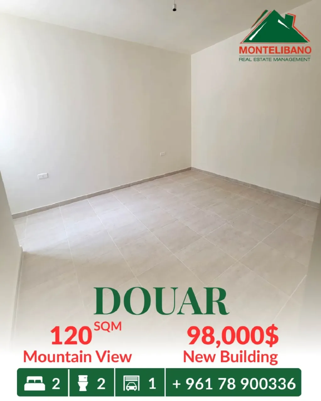 Apartment for sale in Douar, Lebanon