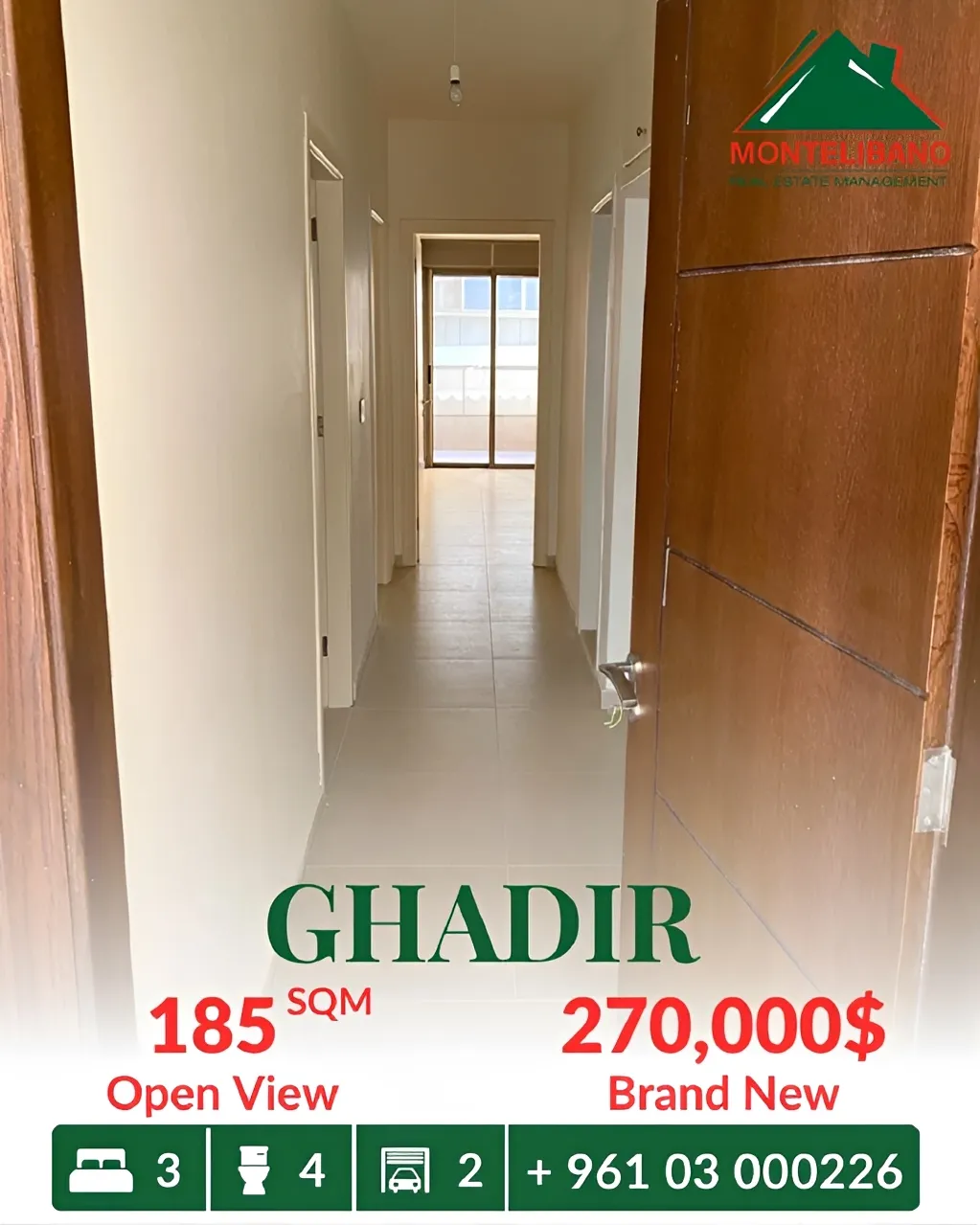 Apartment for sale in Ghadir, Lebanon