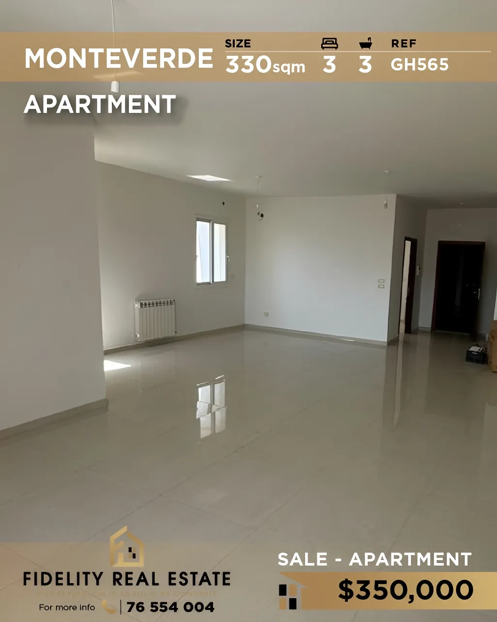 Apartment for sale in Monteverde Main Street