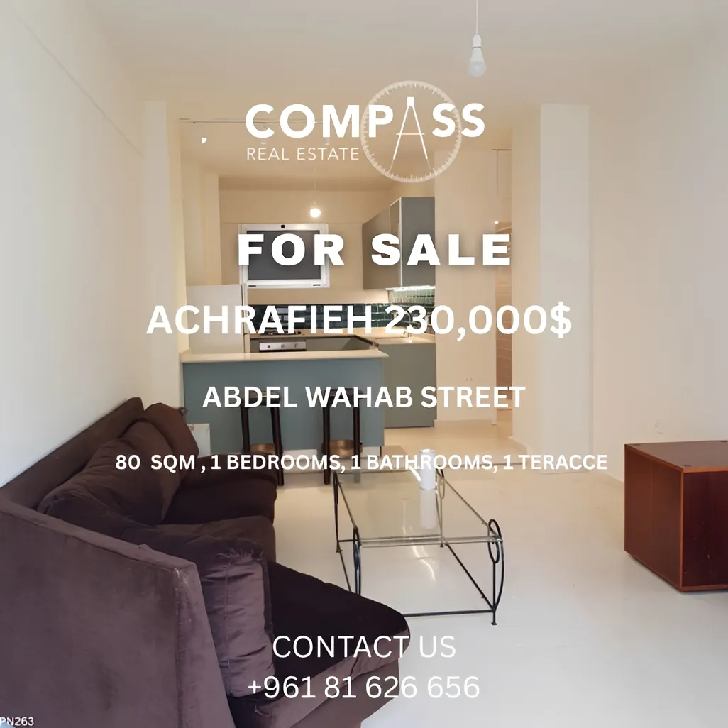 Apartment for sale in Achrafieh, Beirut, Lebanon