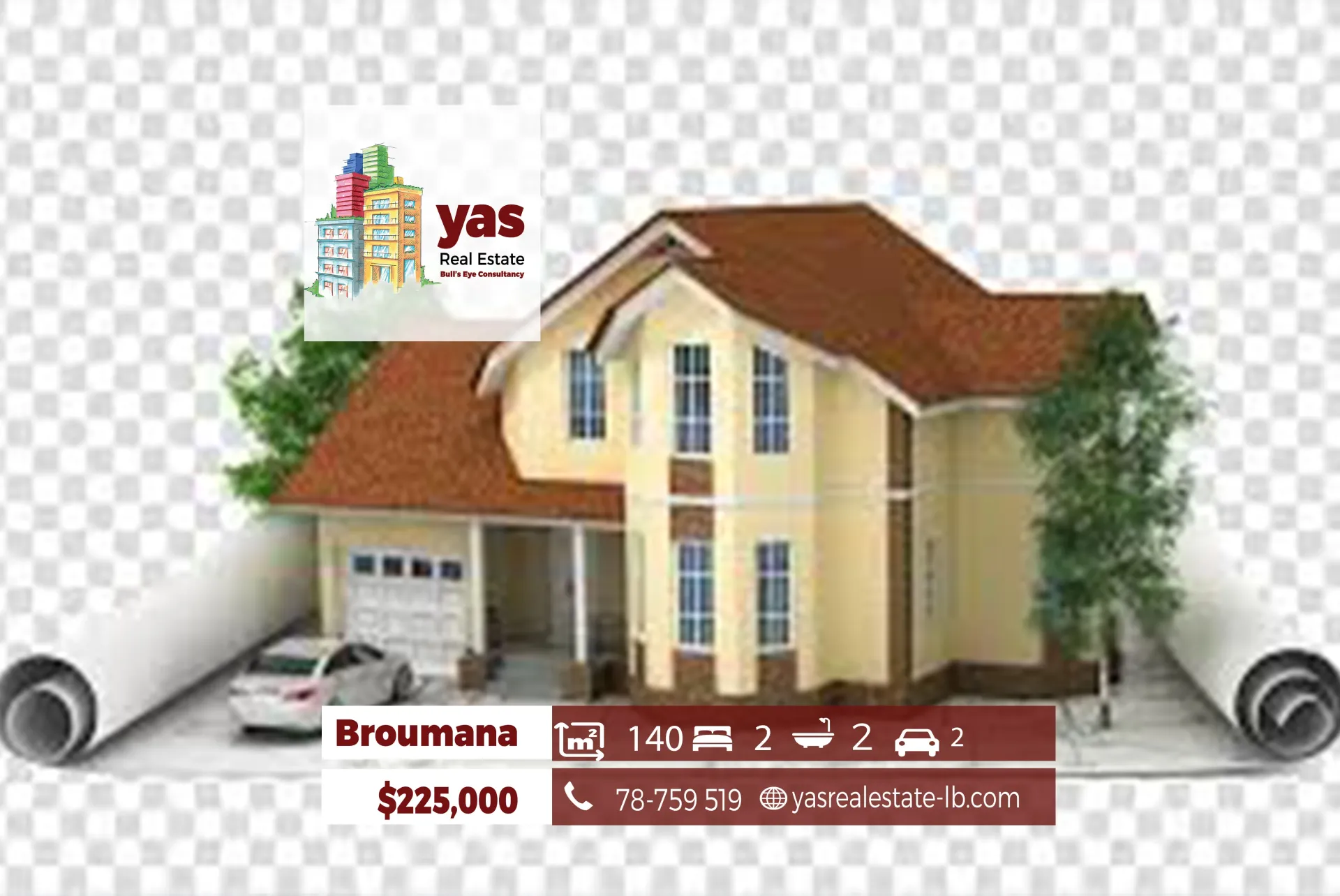 Apartment for Sale in Broumana - 2 bed, 2 bath