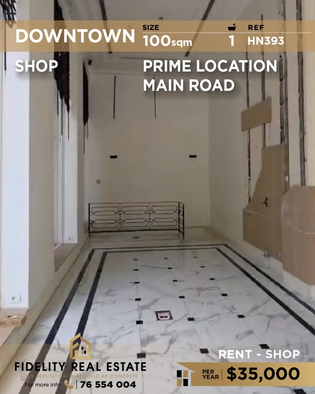 Shop for rent in Downtown, beirut, Lebanon