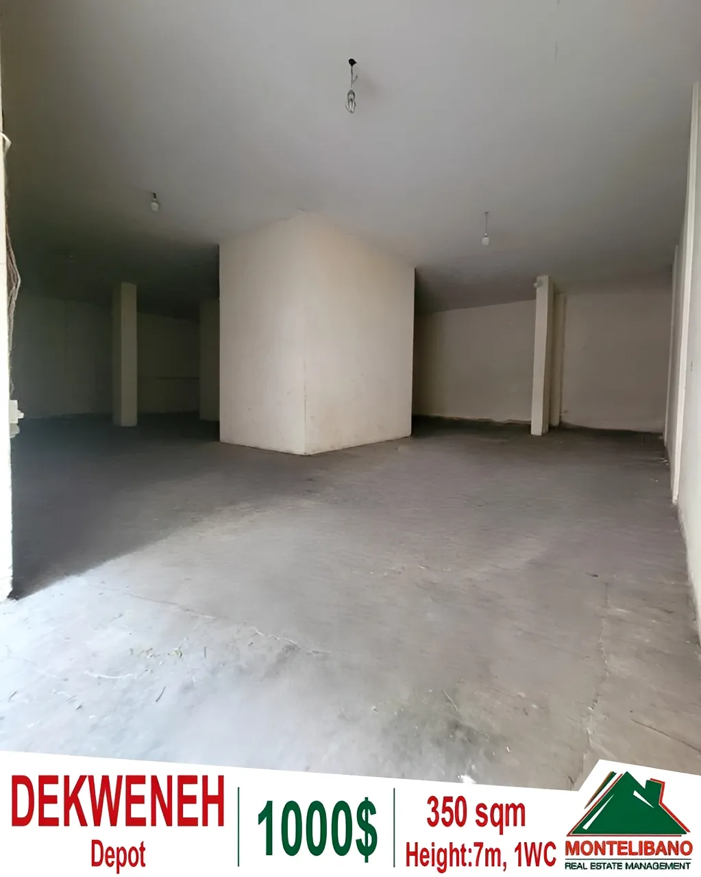 Warehouse for rent in Dekwaneh, Lebanon