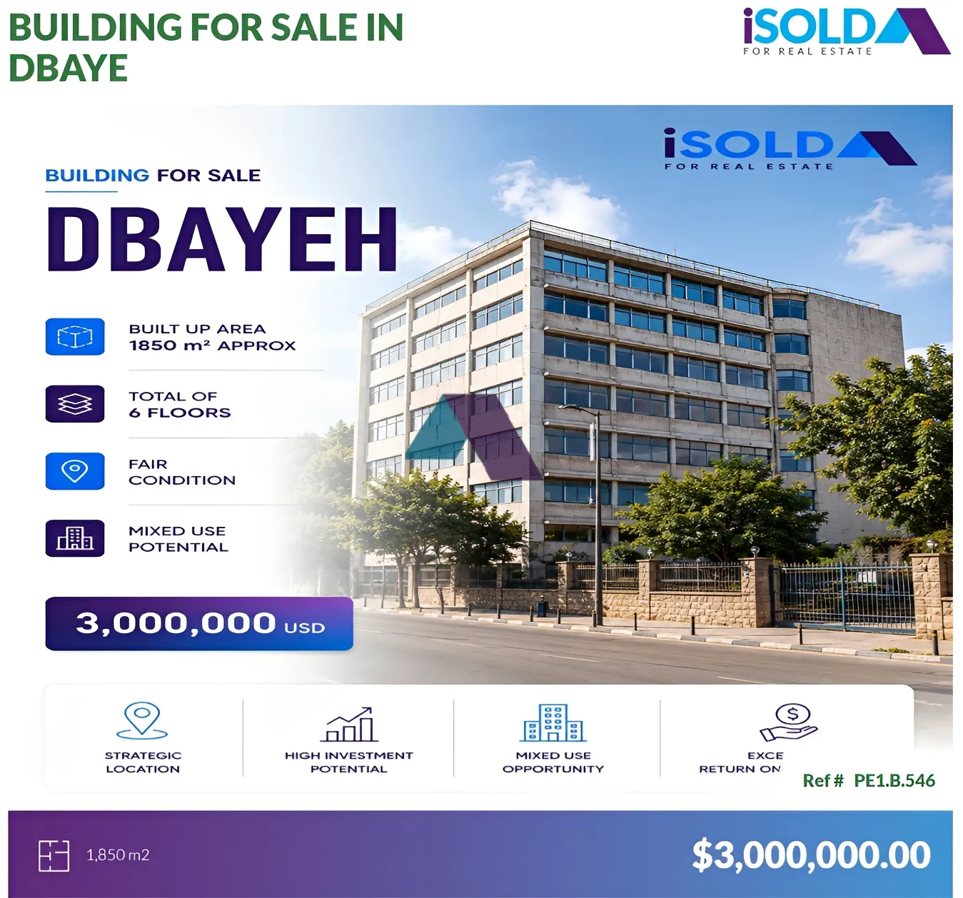 Residential Building for sale in Dbayeh, Lebanon