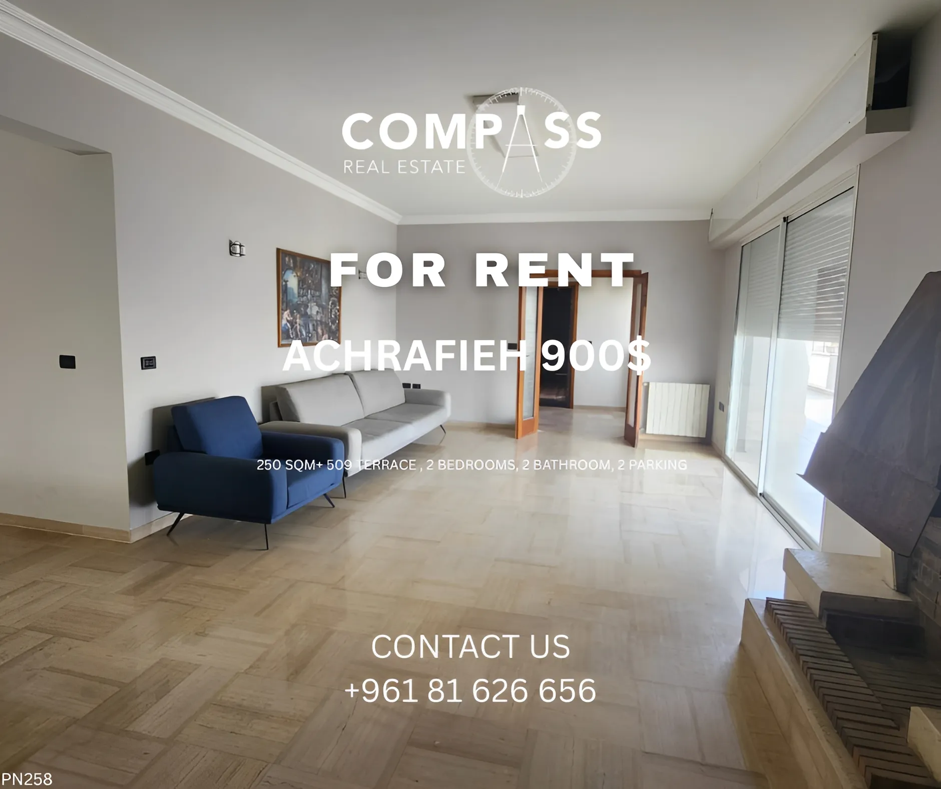 Apartment for rent in Achrafieh, Beirut, Lebanon