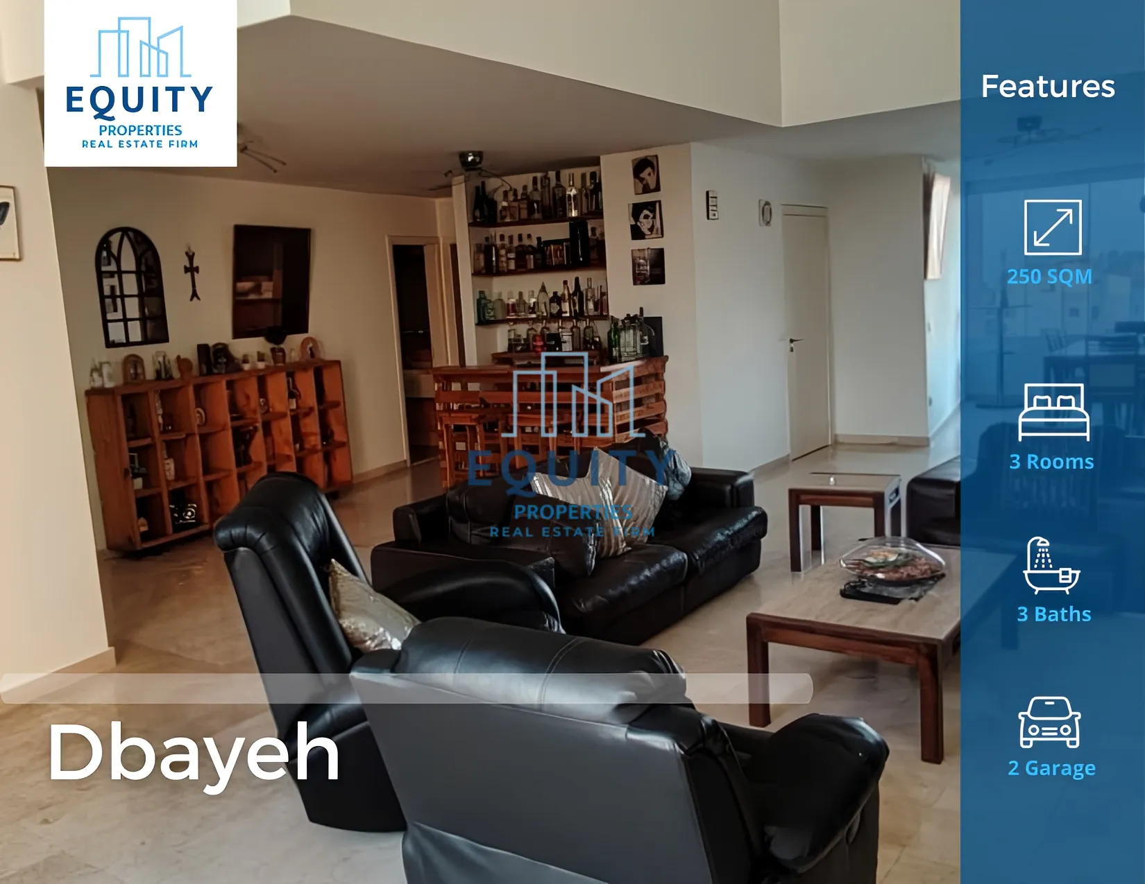 Duplex for Rent in Dbayeh - 3 bed, 3 bath