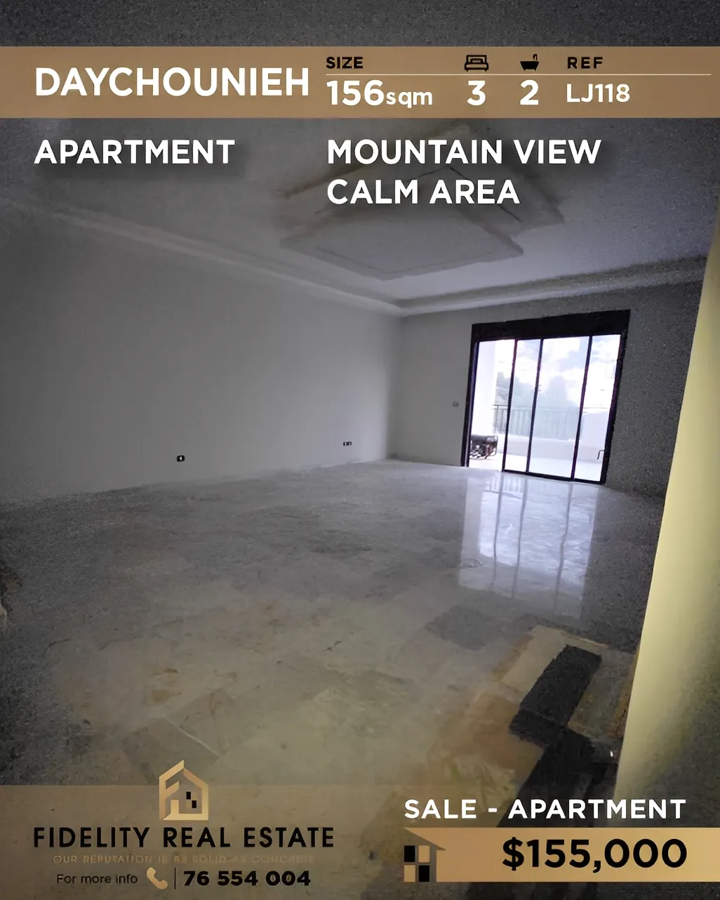 Apartment for Sale in Daychounieh, Lebanon - 3 bed, 2 bath