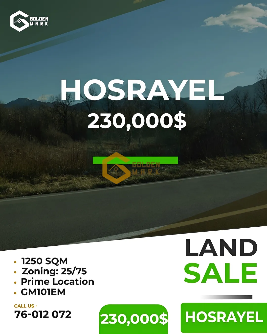 Land for Sale in Hosrayel