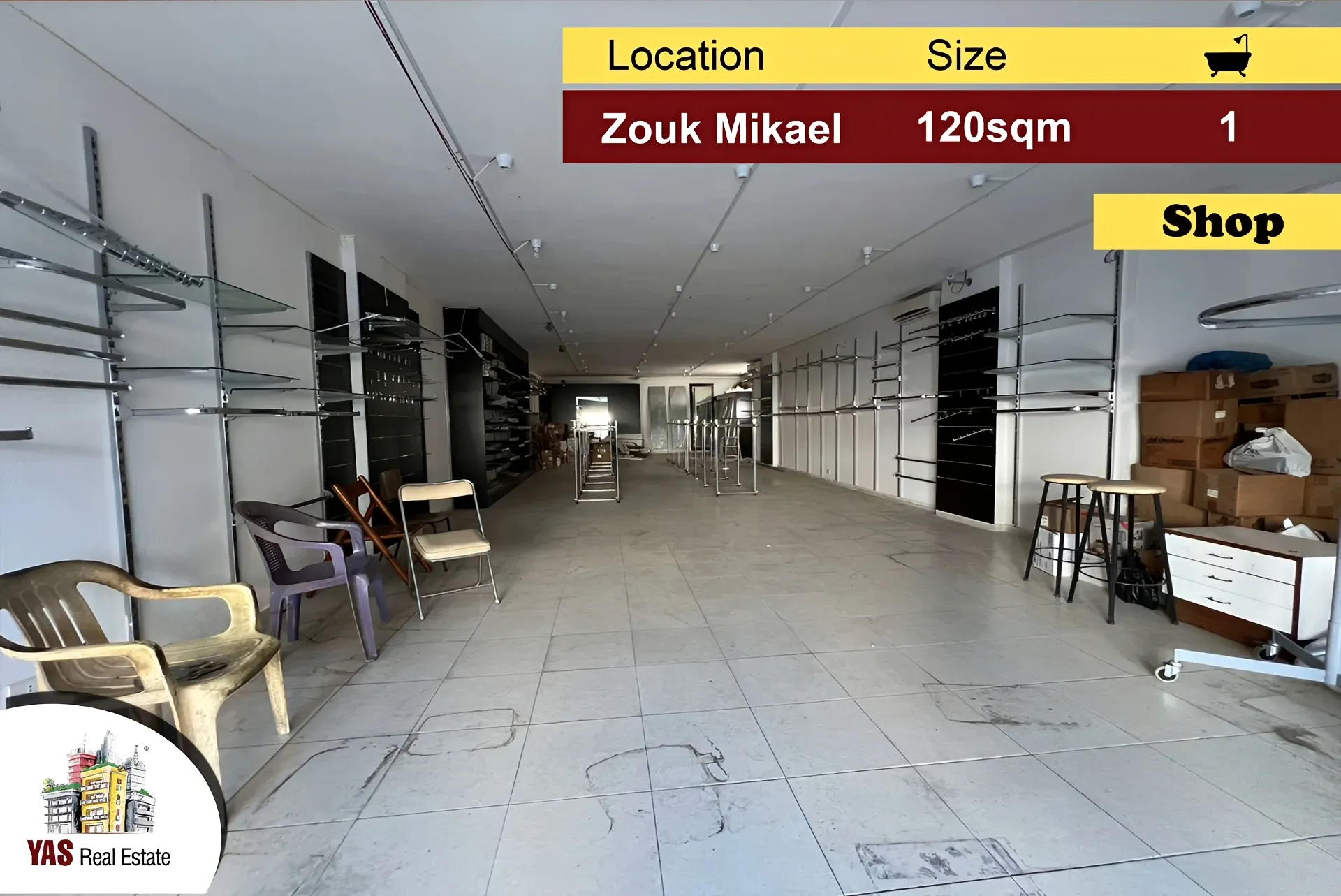 Shop for Sale in Zouk Mikael