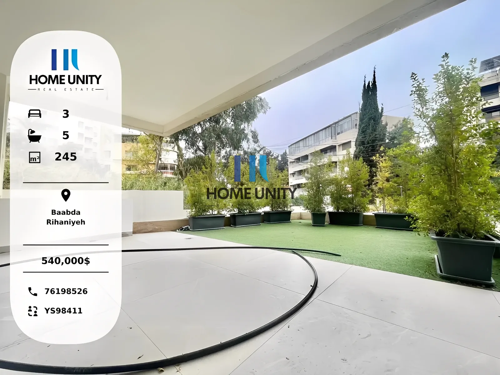 Apartment in Baabda, lebanon - 3 bed, 5.0 bath