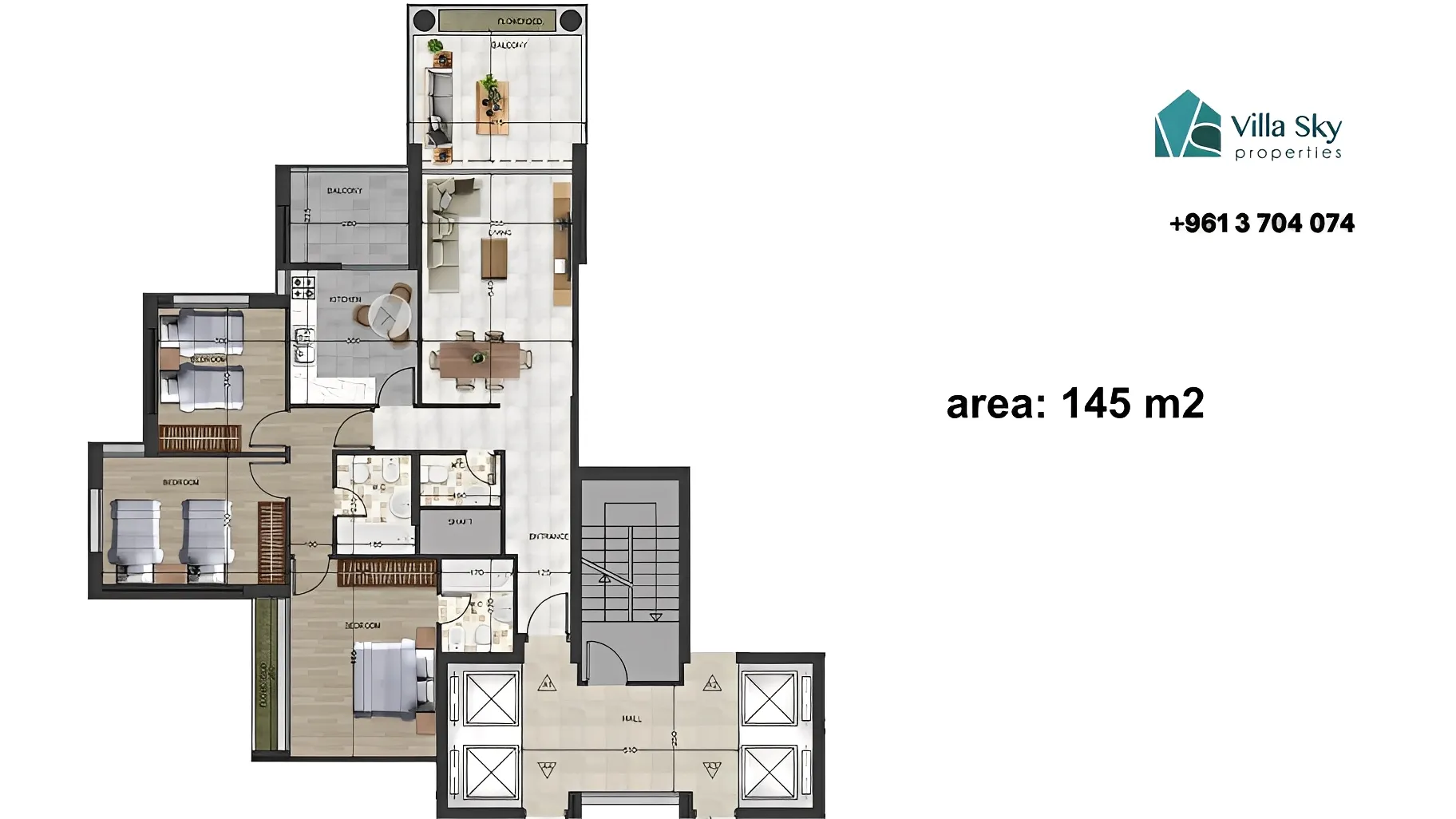 Apartment for Sale in Bsalim, Lebanon
