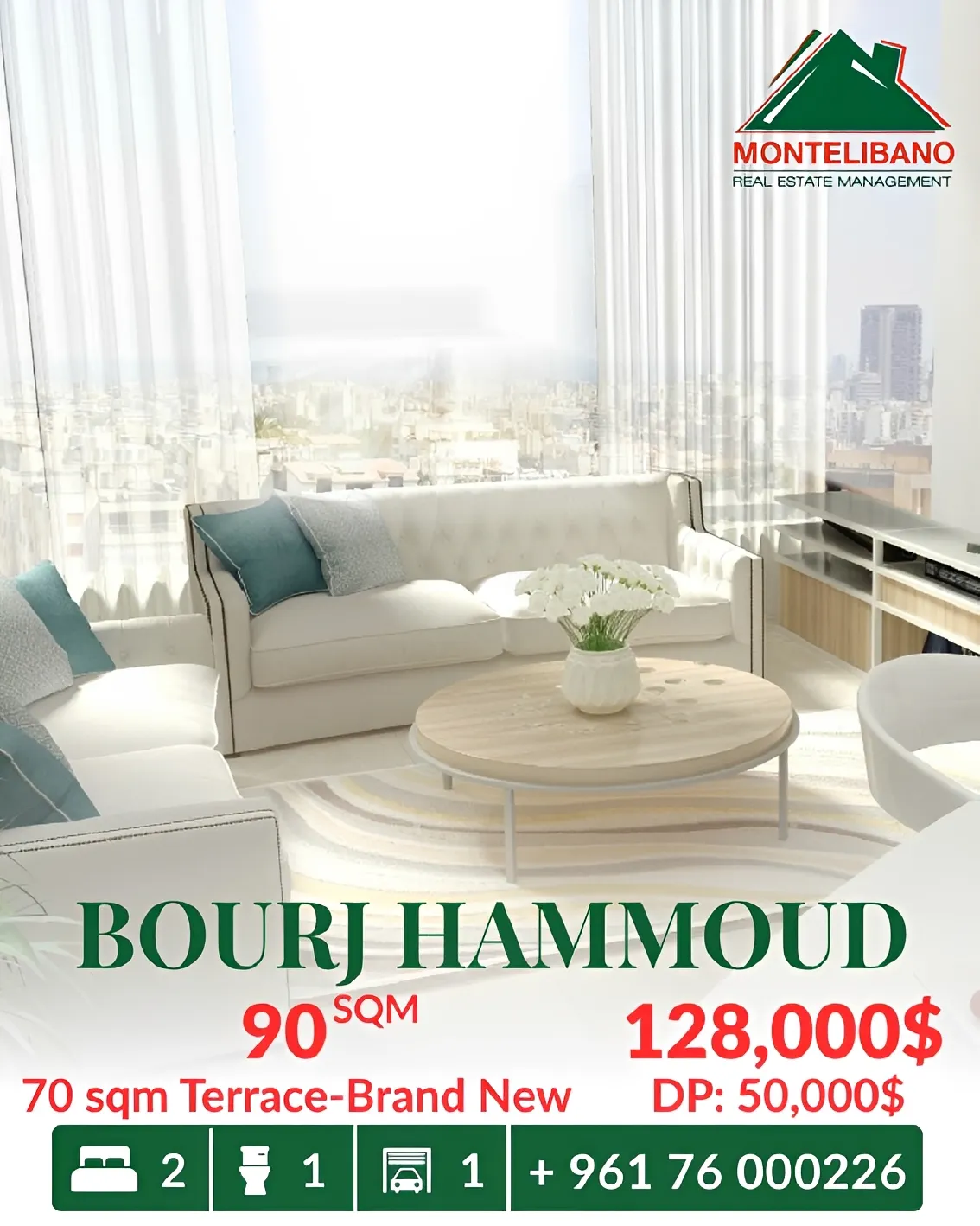 Apartment for sale in Bourj Hammoud