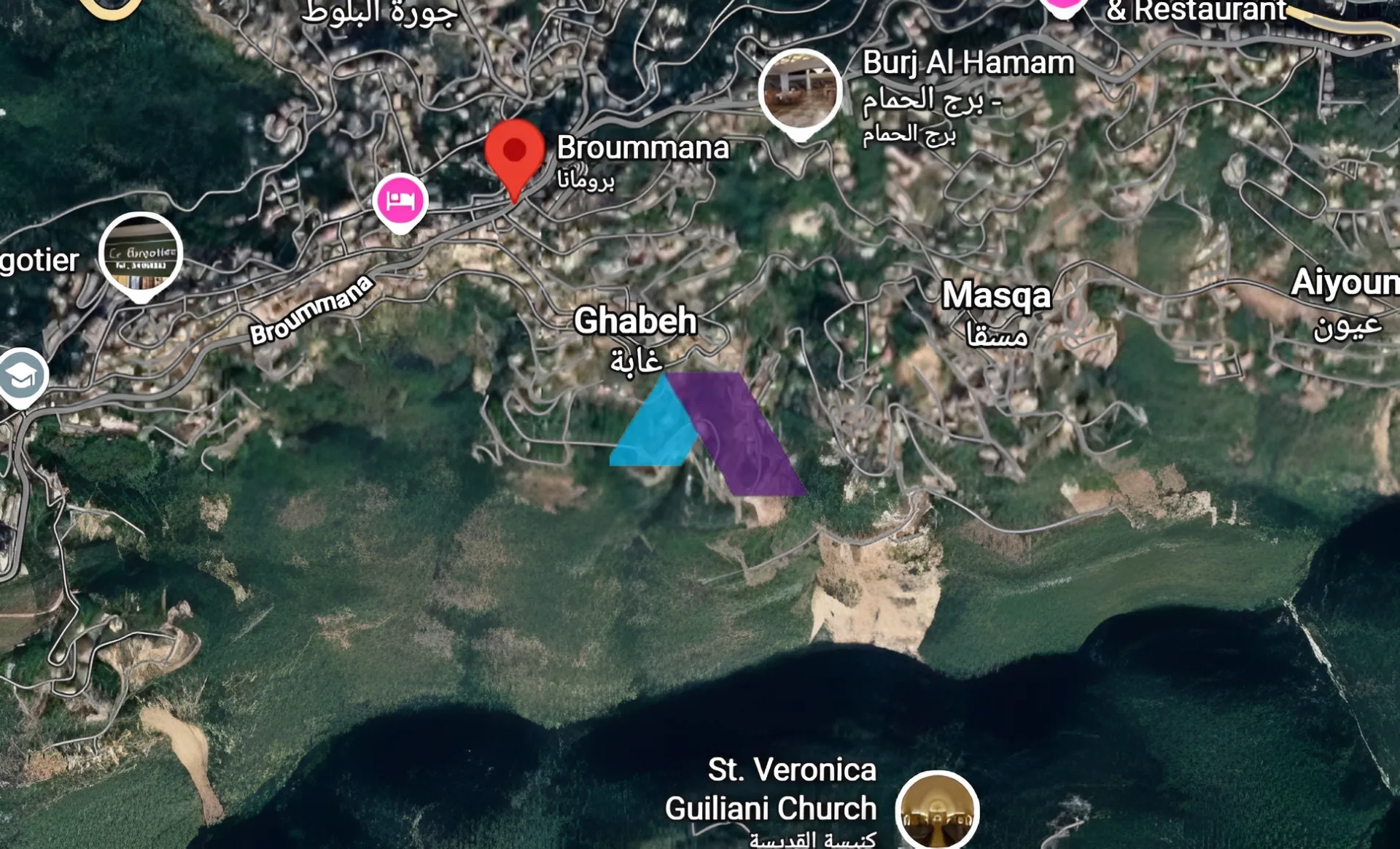 Land for Sale in Broummana