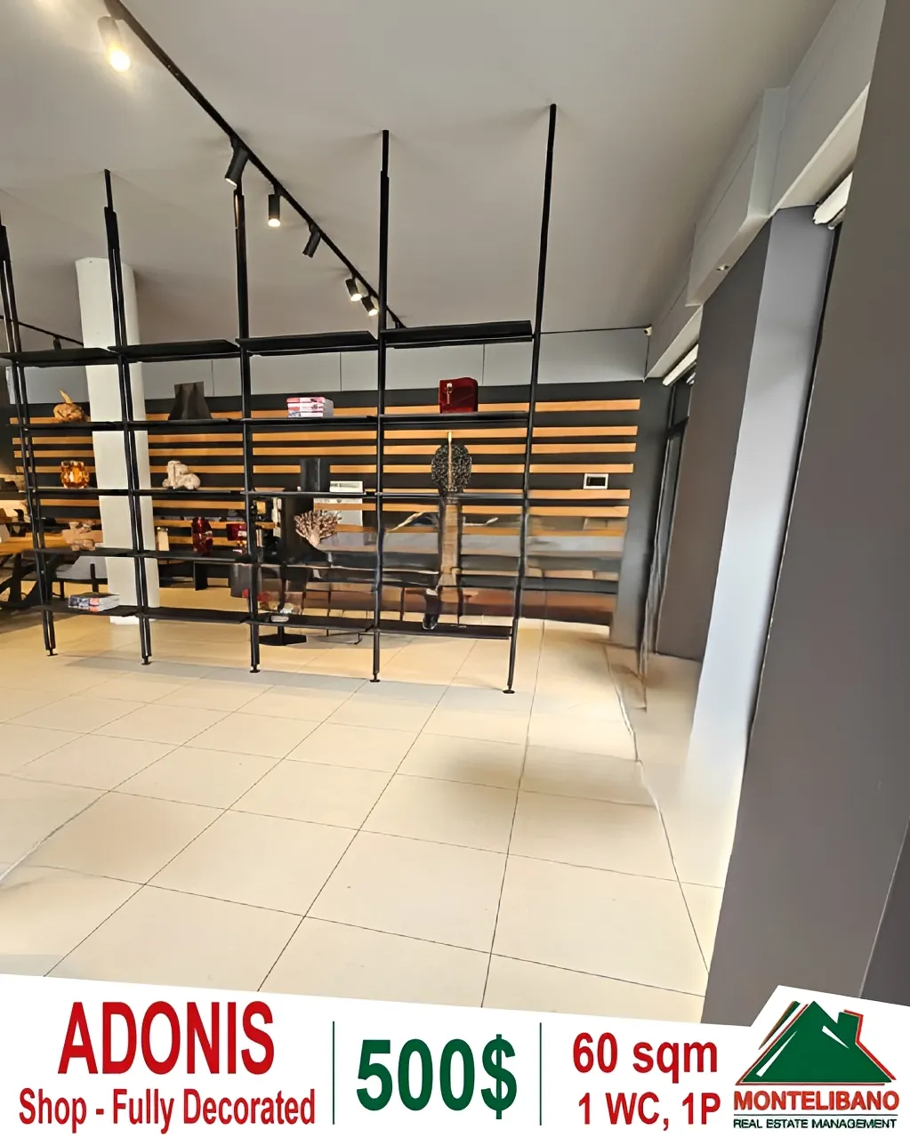 Shop for rent in Adonis, Lebanon