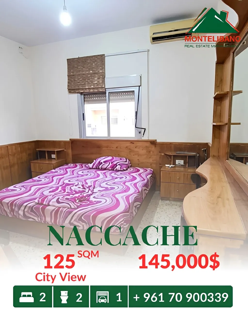 Apartment for sale in Naqqache, Lebanon