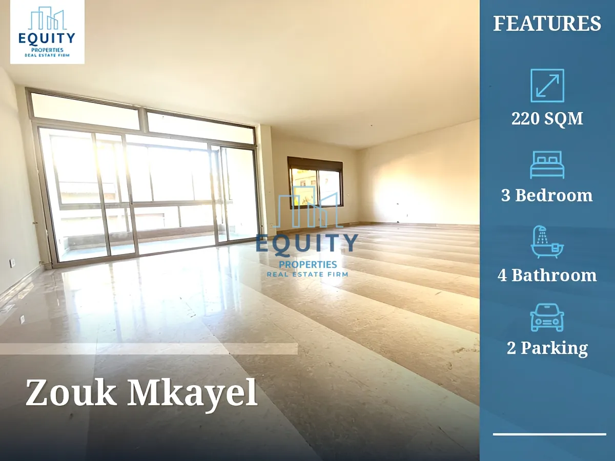 Apartment for rent in Zouk Mkayel