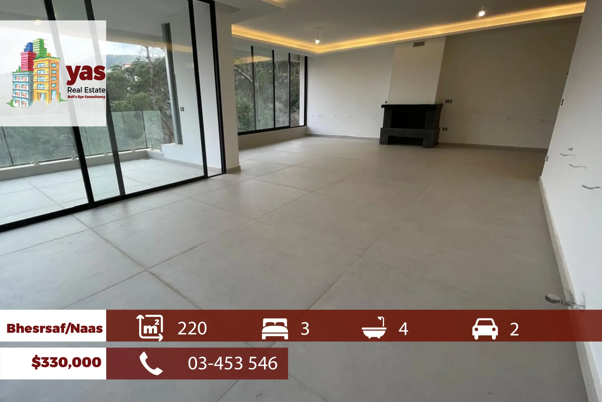 Apartment for Sale in Bhersaf - 3 bed, 4 bath