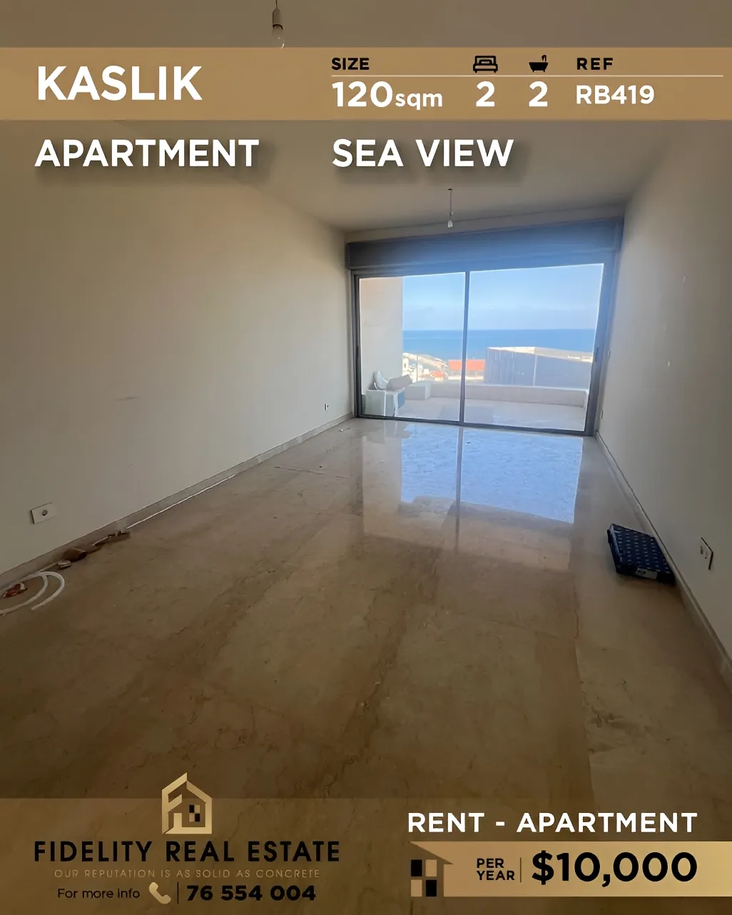 Apartment for rent in Kaslik, Lebanon