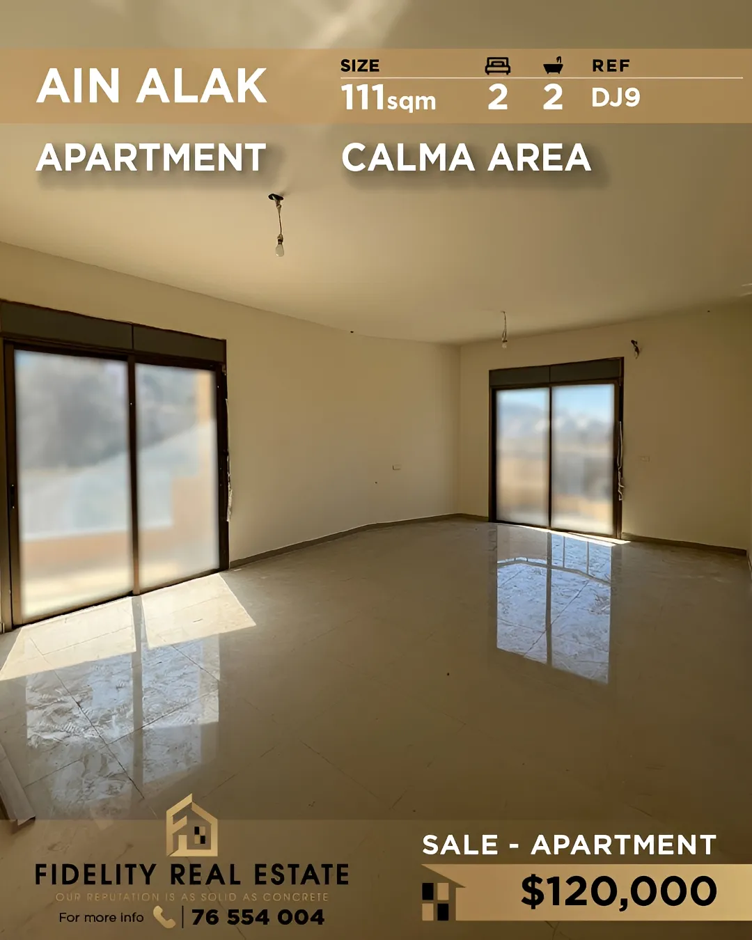 Apartment for sale in Ain Aalaq, Lebanon - 2 bed, 2 bath