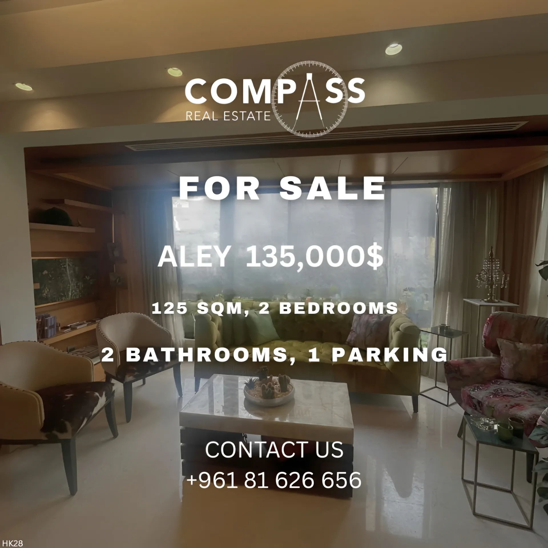 Apartment for sale in Aley, Lebanon - 2 bed, 2 bath