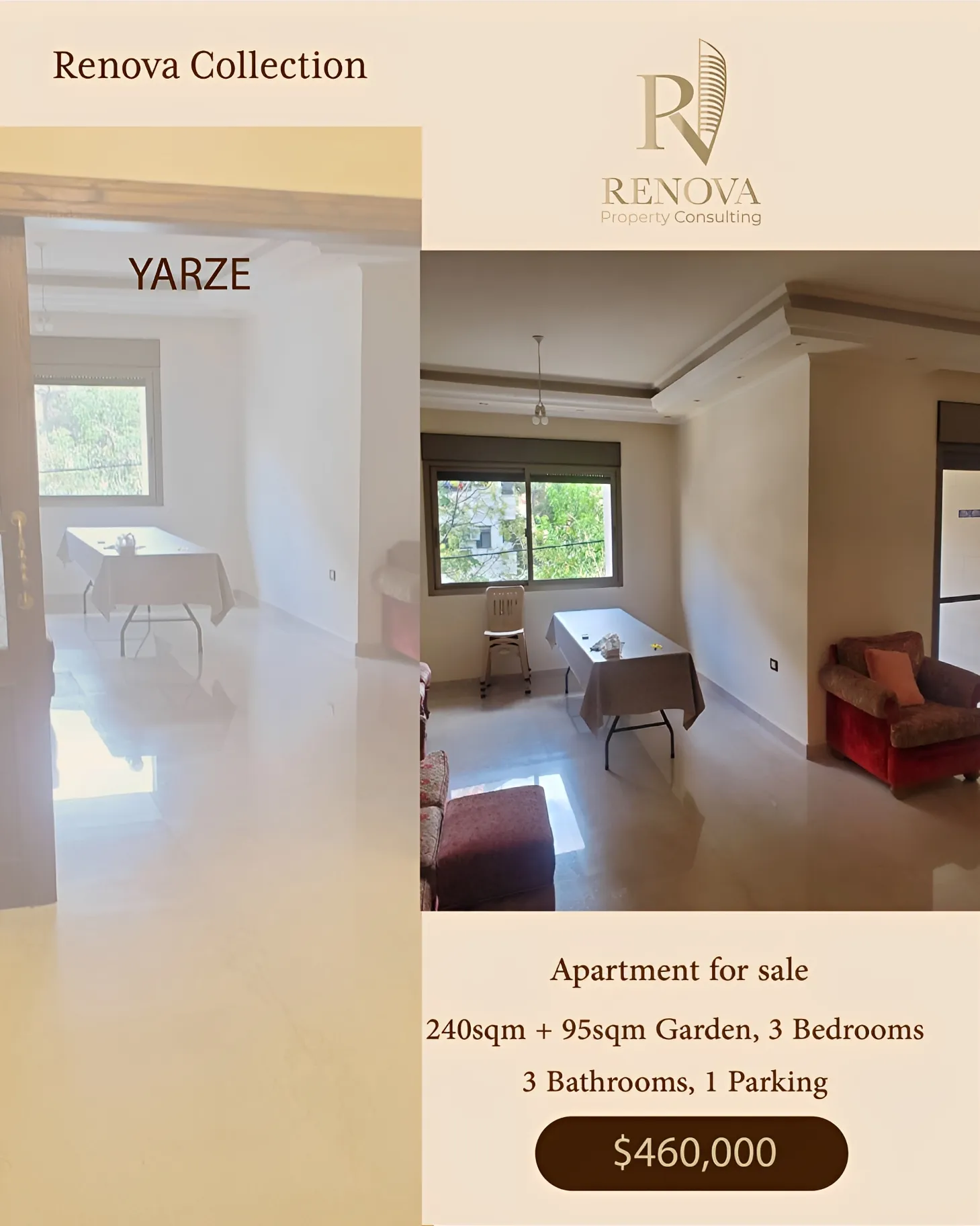 Apartment for sale in Yarzeh, Lebanon