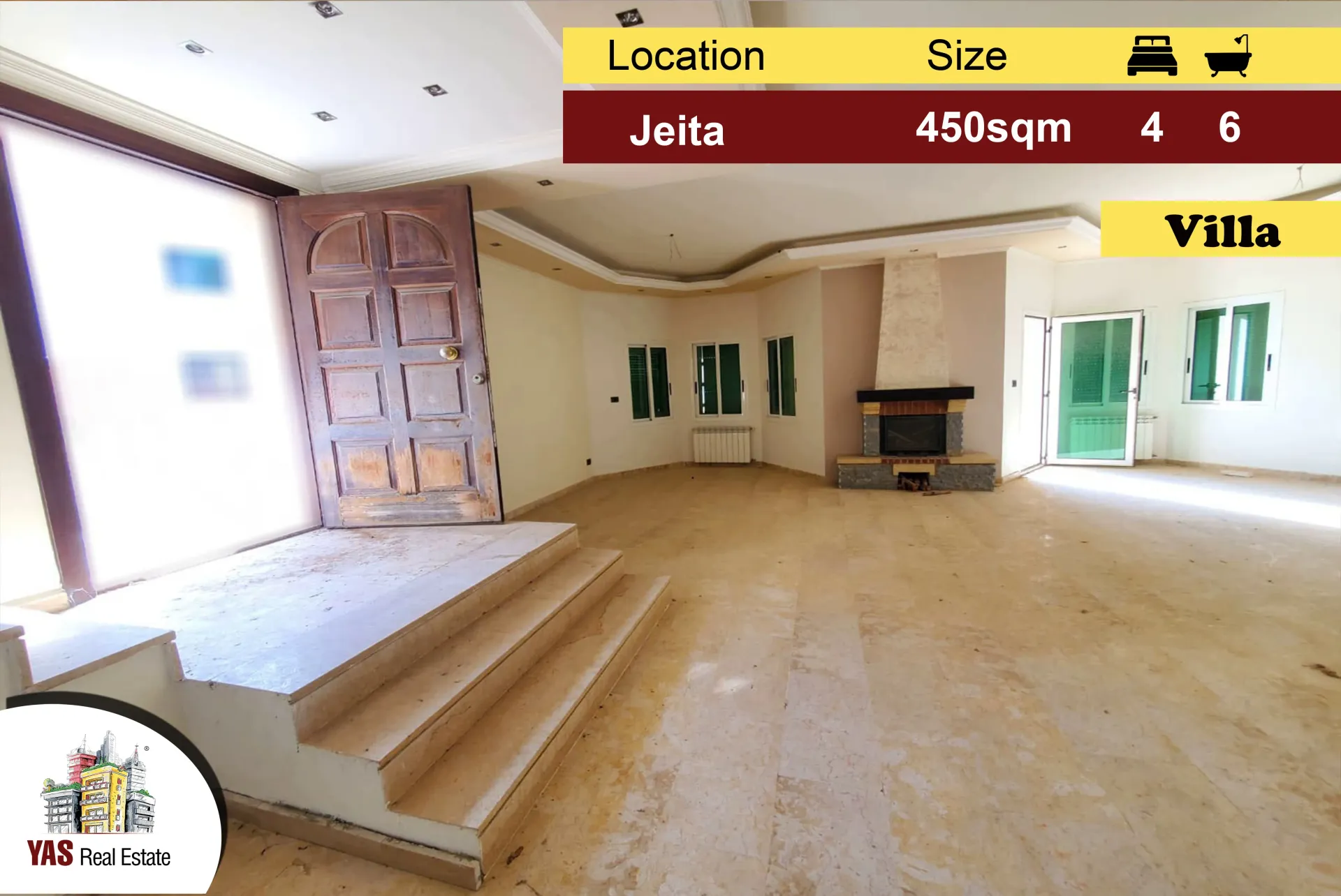 Apartment for Sale in Jeita - 4 bed, 6 bath